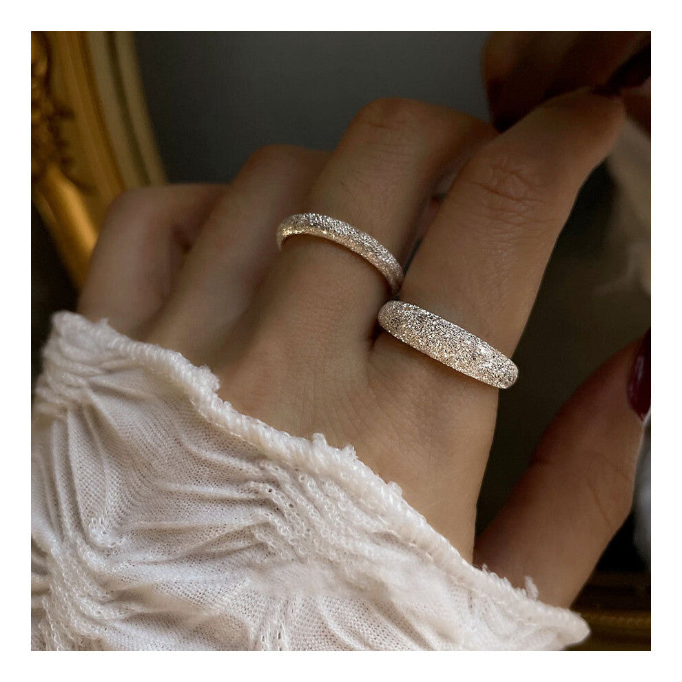Sterling Silver 925 Ring For Women's Minimalist Party Engagement Women Accessories Jewelry