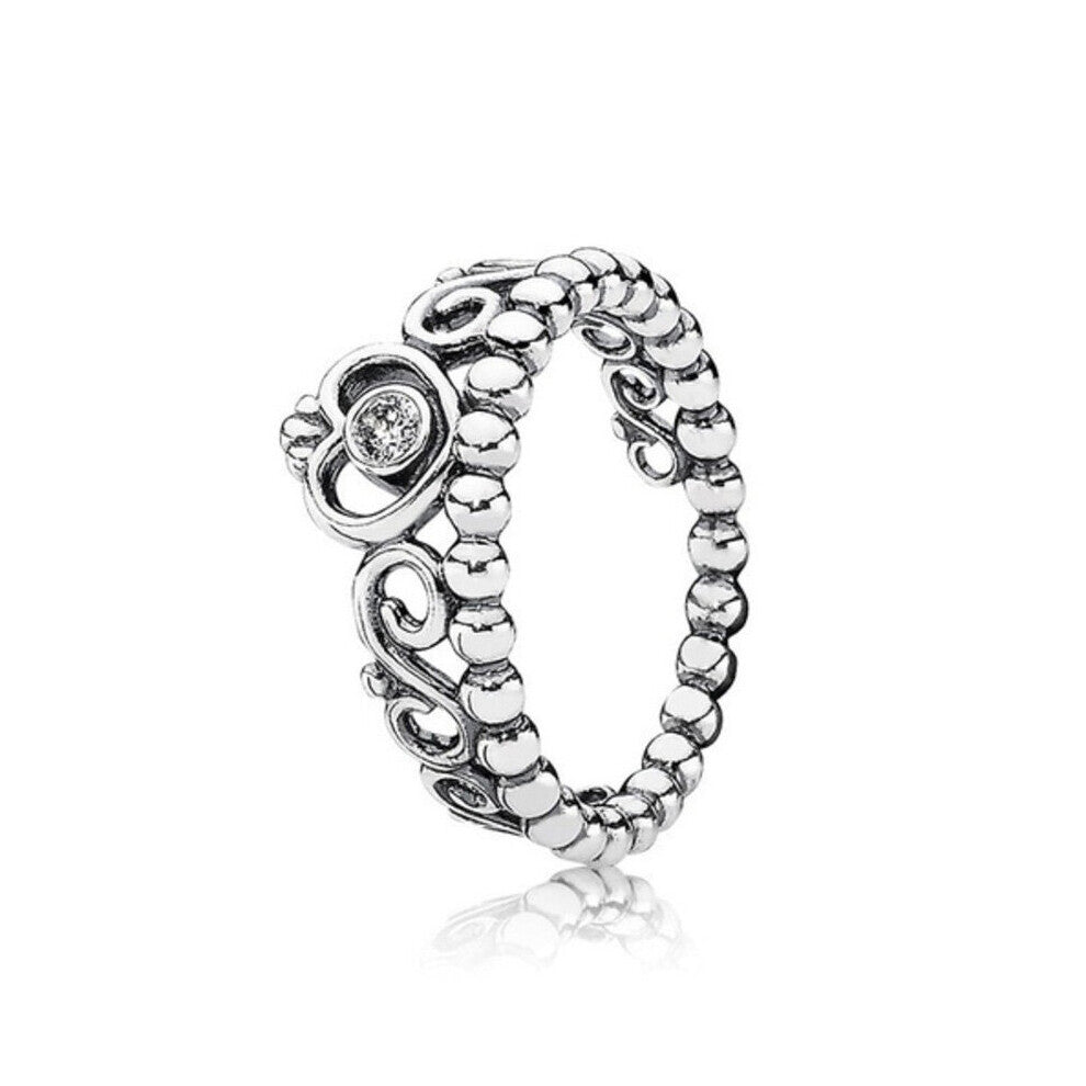 Contracted Girls Princess Crown Ring Women Love The Ring Wedding Engagement Accessories Jewelry For Female Gift