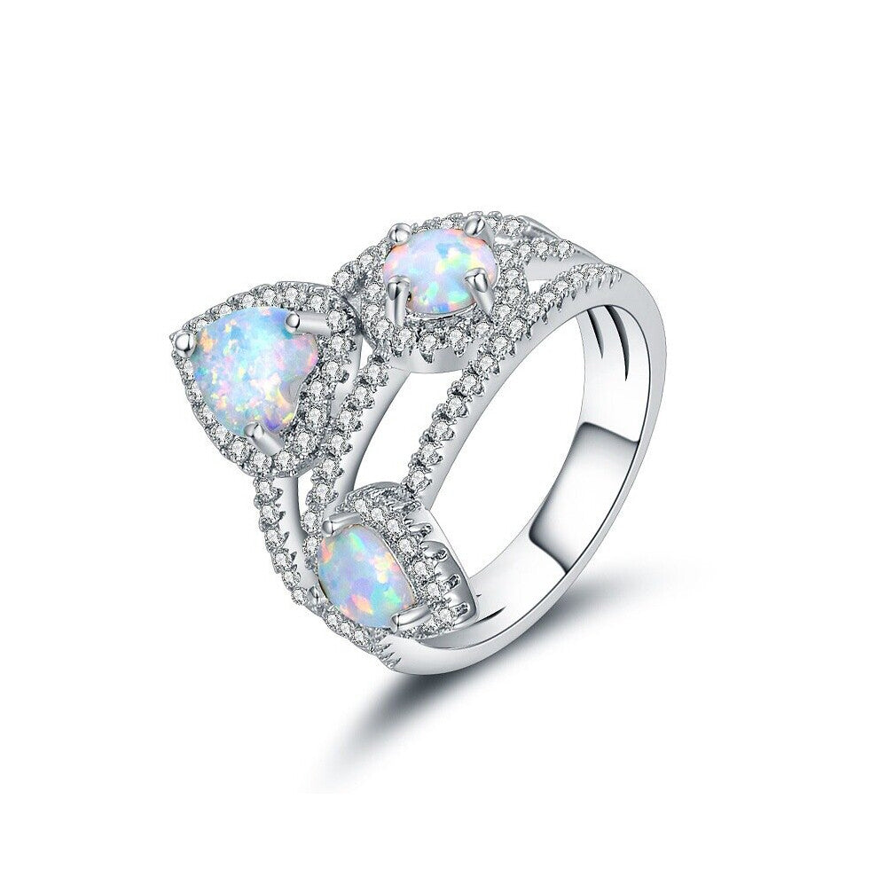 Lady Love Heart Ring Classic Women Ring Wedding Bands Accessories Jewelry For Girl Gift