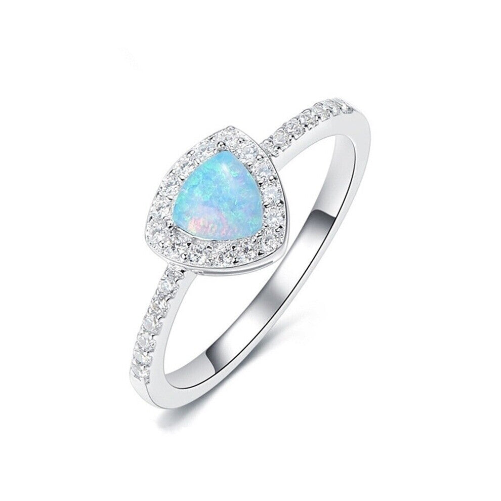 Classic Lady Ring Wedding Bands Accessories Jewelry Couple Love Wedding Ring For Women Female Engagement Gift