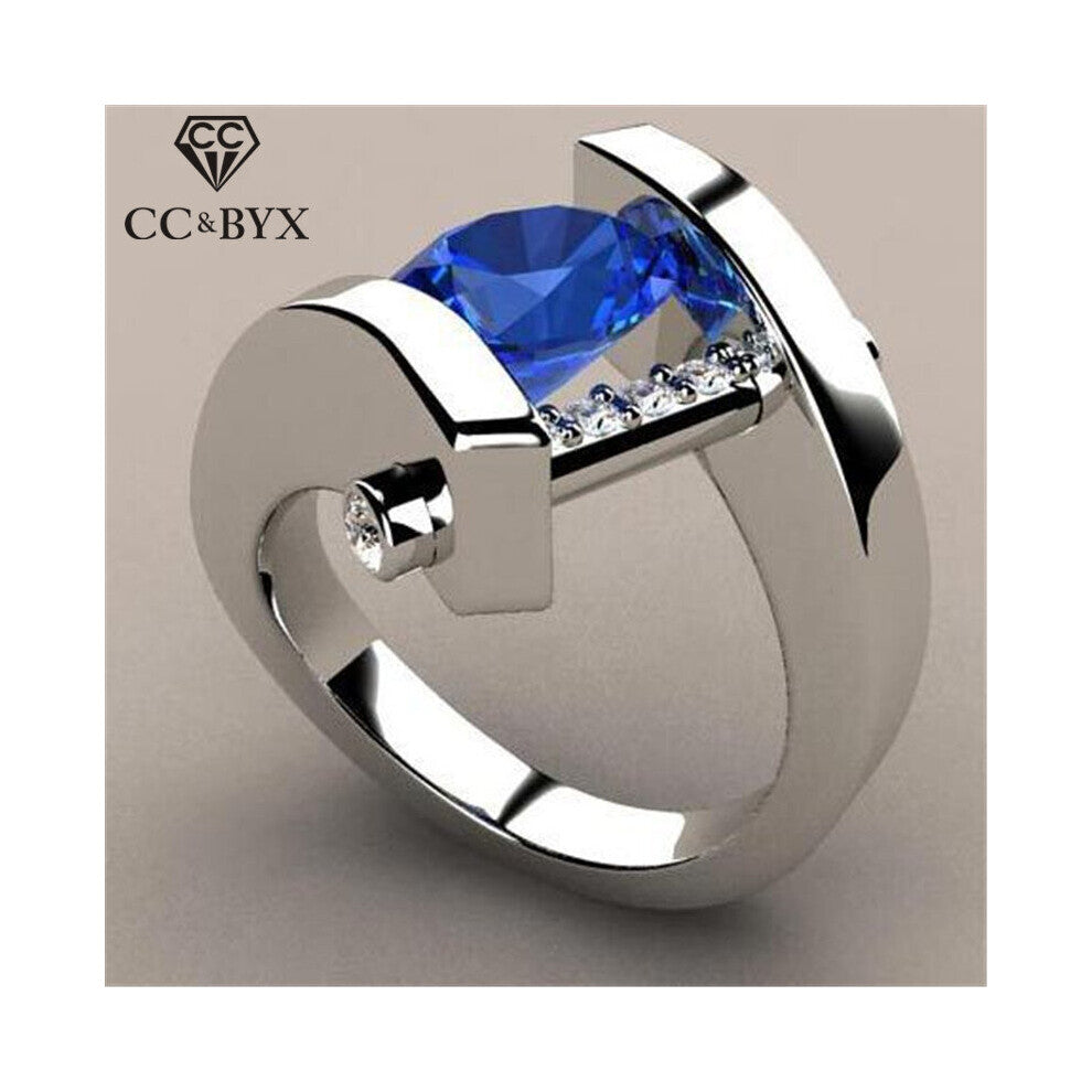 CC Rings For Women Cubic Zirconia Modern Creative Ring Jewelry Geometric Wedding Accessories Drop CC2364