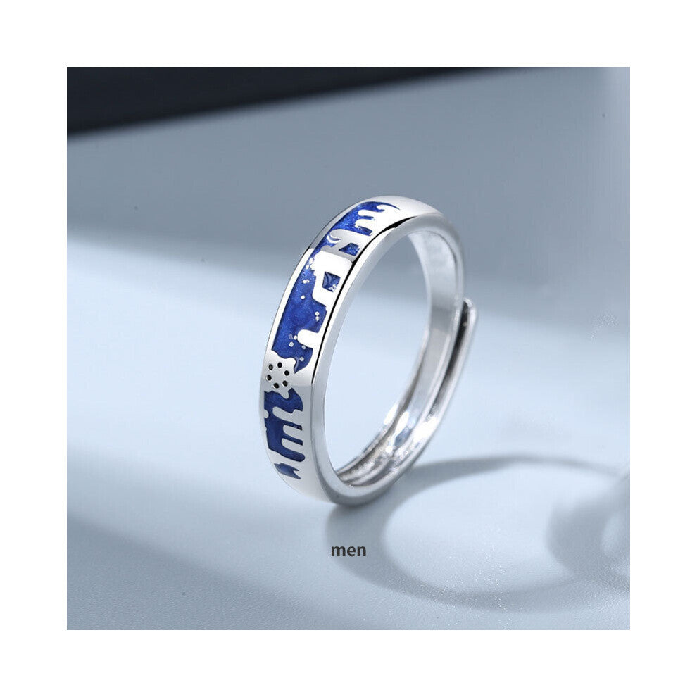 Ring for women and men starry sky opening Adjustable Jewelry Gift Accessories Hot