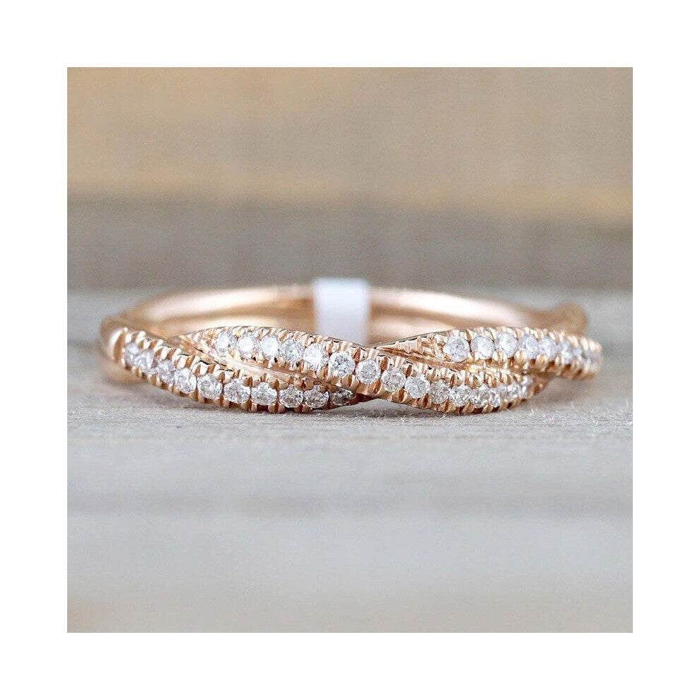 CC Charms Rings For Women Twisted Rope Twist Classic Jewelry Tail Ring Bridal Wedding Engagement Accessories CC2117