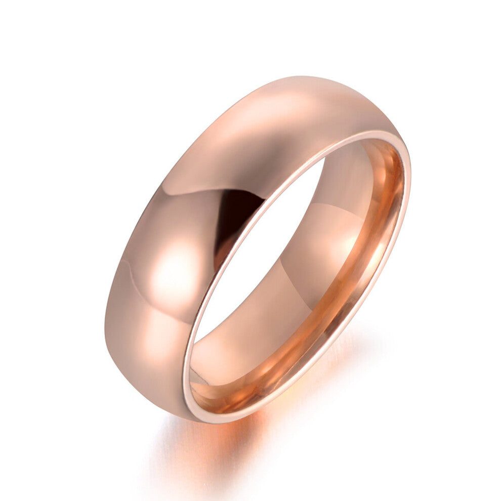 Stainless Steel Rings For Women Men Minimalist Wind Glossy Anniversary Wedding Ring Jewelry Anneau Halka ZR18115