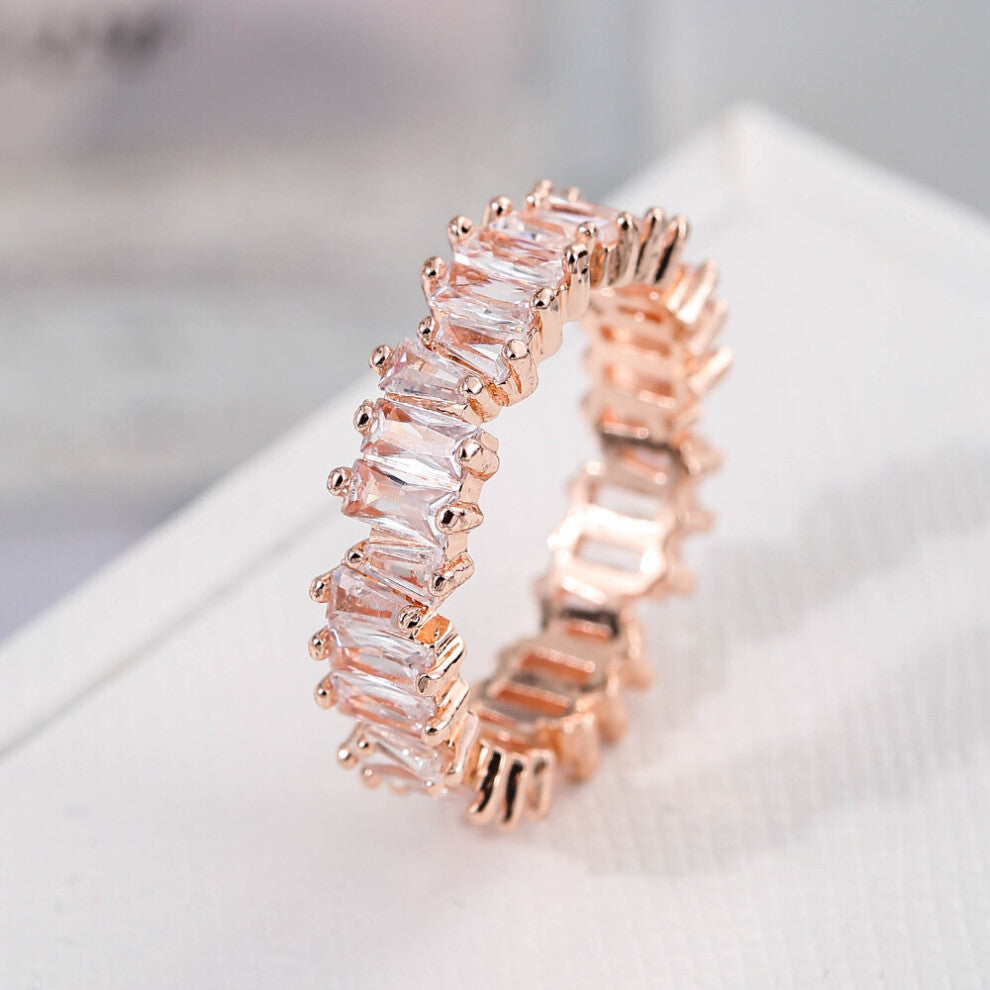 Irregular Wedding Zirconia Ring Multiple Series Brazilian Style Ladies Jewelry Accessories