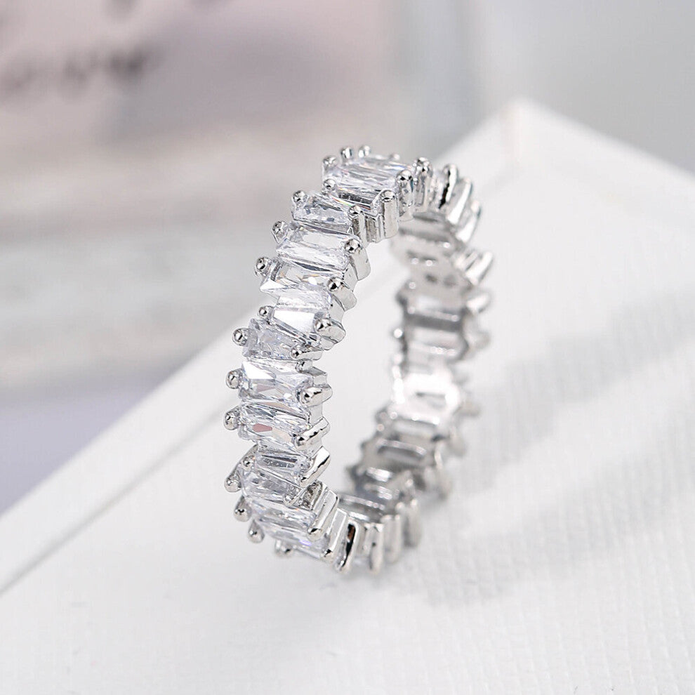 Irregular Wedding Zirconia Ring Multiple Series Brazilian Style Ladies Jewelry Accessories