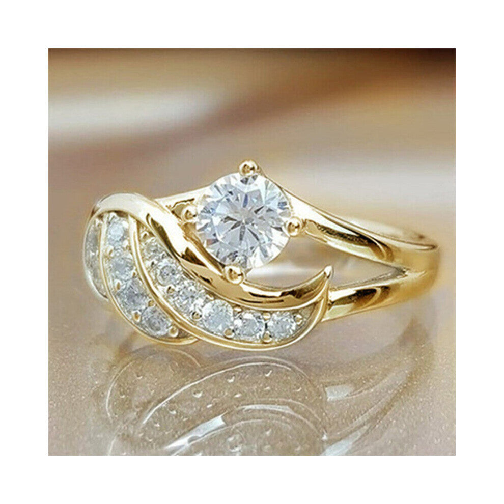 irregular Crystal Zircon Engagement Rings For Women Female Wedding Jewelry Accessories Women Rings