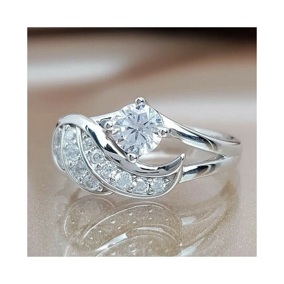 irregular Crystal Zircon Engagement Rings For Women Female Wedding Jewelry Accessories Women Rings