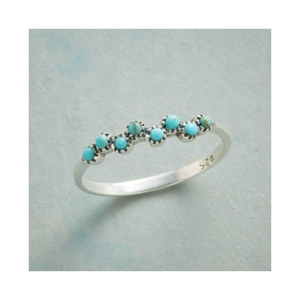 Gorgeous Turquoise Bubbles Cavort Mermaid Kiss Rings Bridesmaid