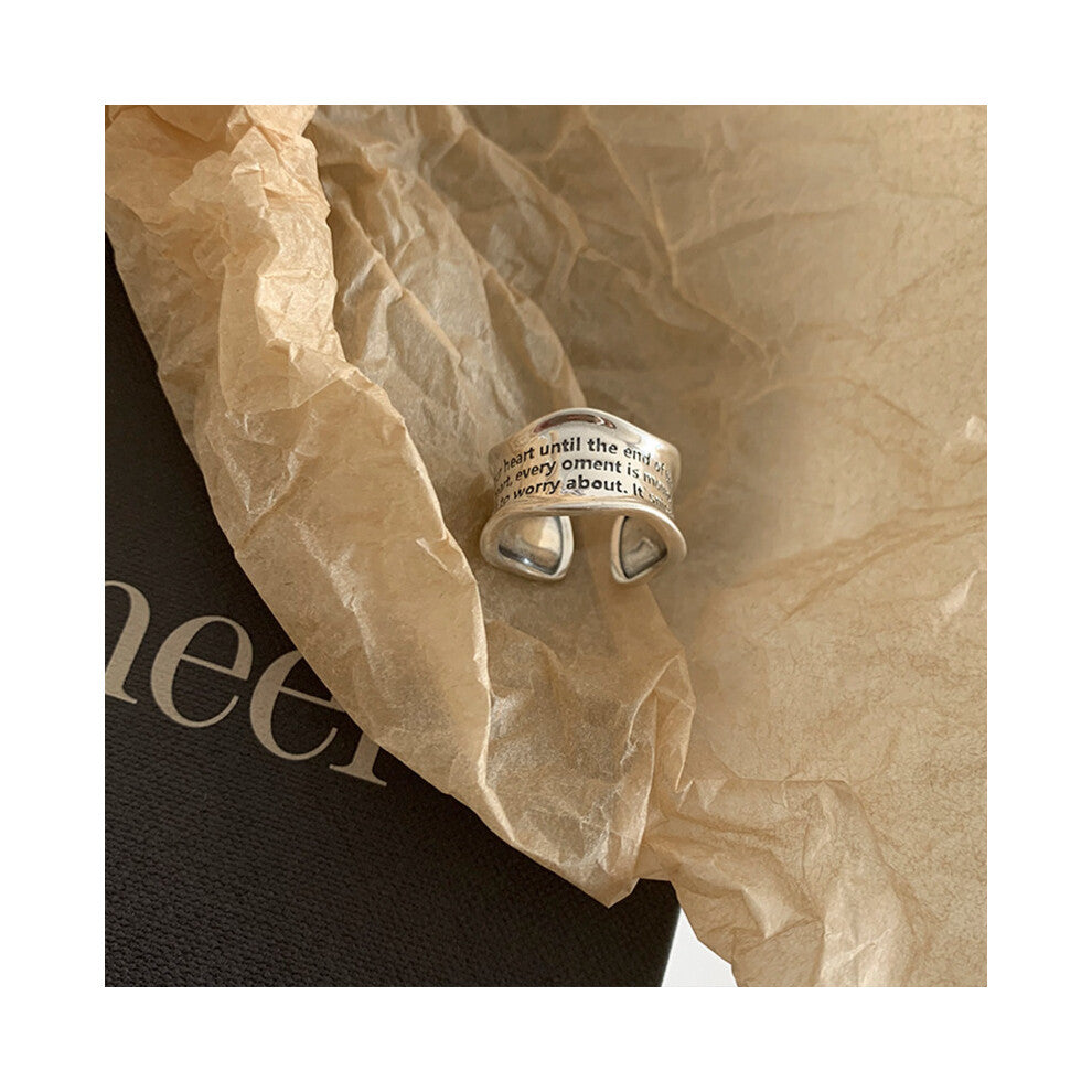 Retro Jewelry Hiphop Rings for Men Women Girls Finger Accessories Style Zinc Alloy Metal Silver