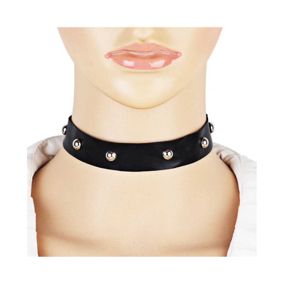 Necklace Metal PU Retro Choker Collar Gothic Punk Harajuku Necklaces for Women Personality Jewelry Accessories