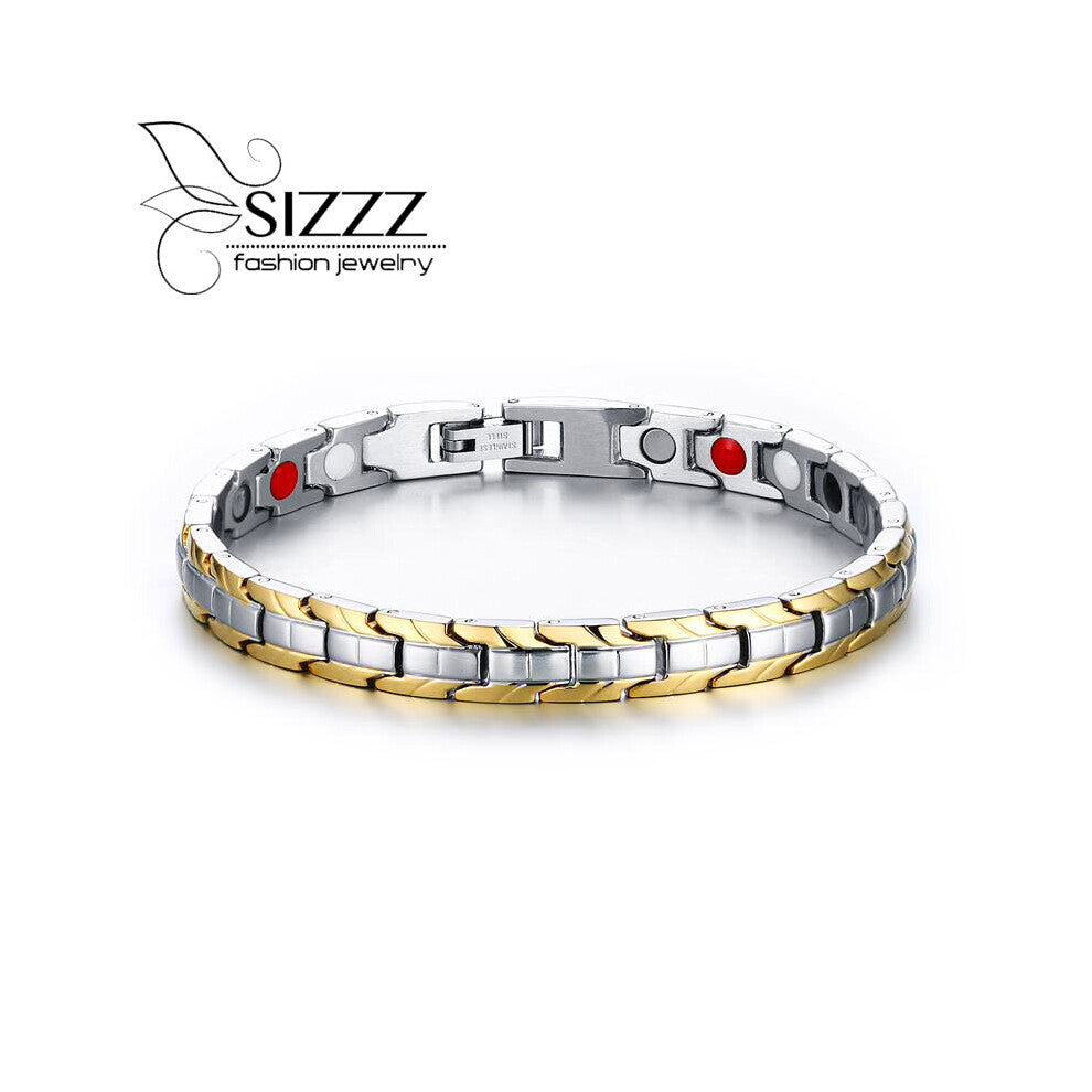 jewelry titanium steel magnetic bracelet&bangles for men