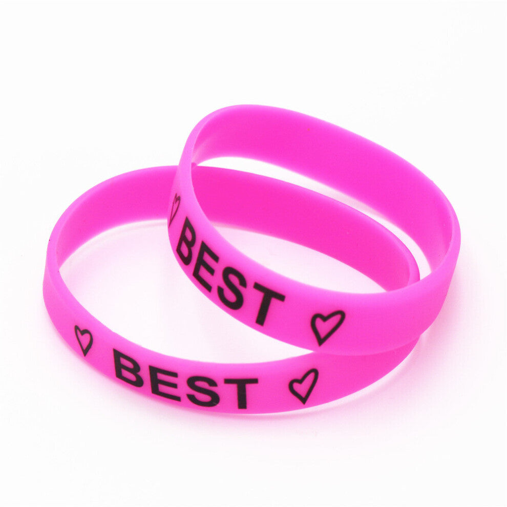Hot 1PC Motivational Forever Silicone Wristband Friendship Silicone Bracelet&Bangles SH159