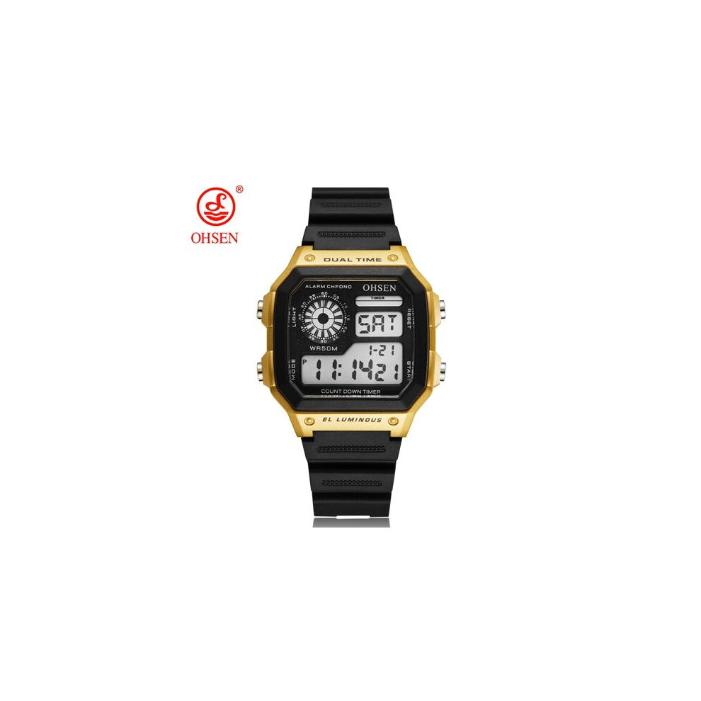 Digital Sport Men Watch 50 Waterproof Diving Man Casual Wristwatches Alarm Stopwatch Watches Reloj Hombre