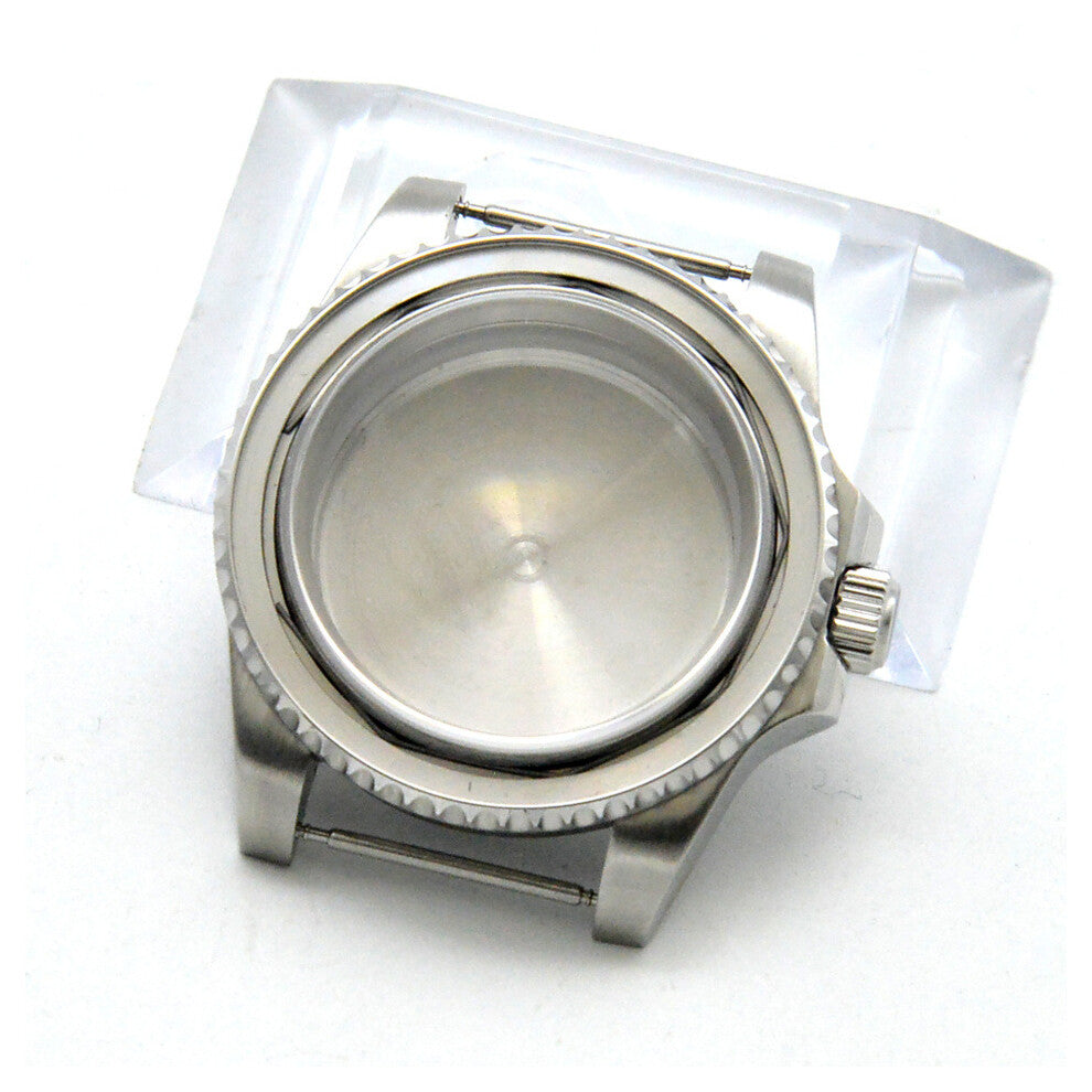 40mm Stainless Steel Watch Case for NH35-NH36-8215-GD2813-GD3804 Mechanical Movement Watch Accessories with Movement Spacer Ring