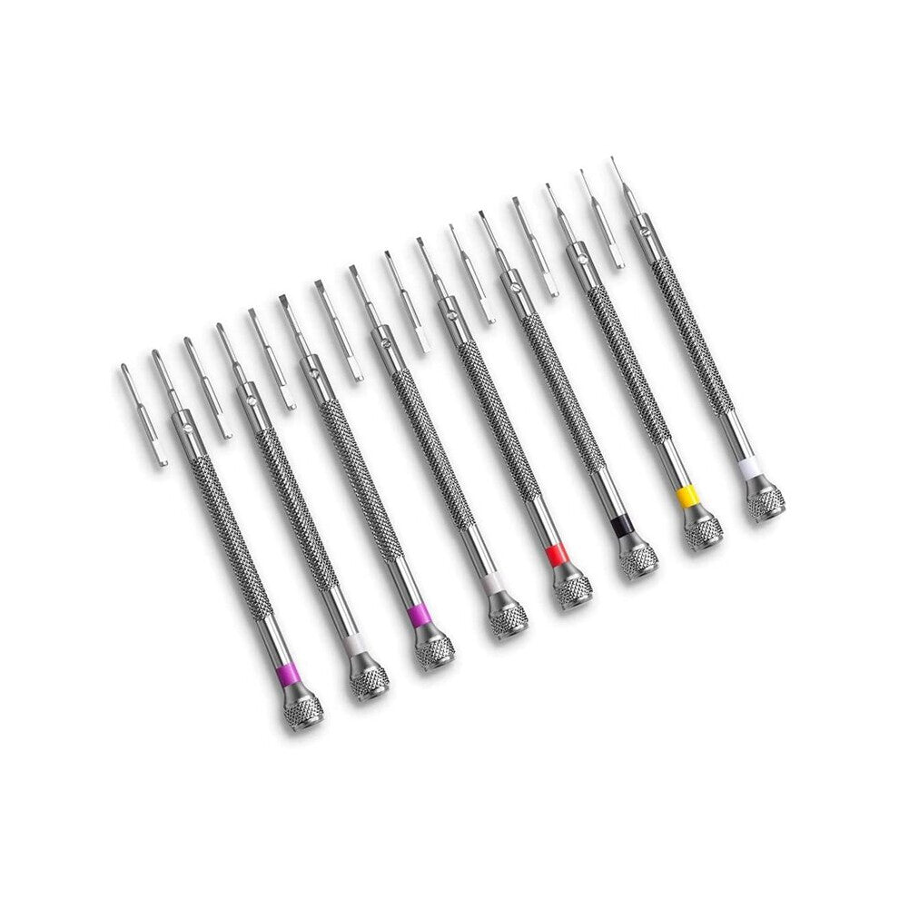8PCS Professional Screwdriver Set Mini Precision Screwdriver Kit 0.6-1.6mm for Watch Eyeglasses Electronics Repair