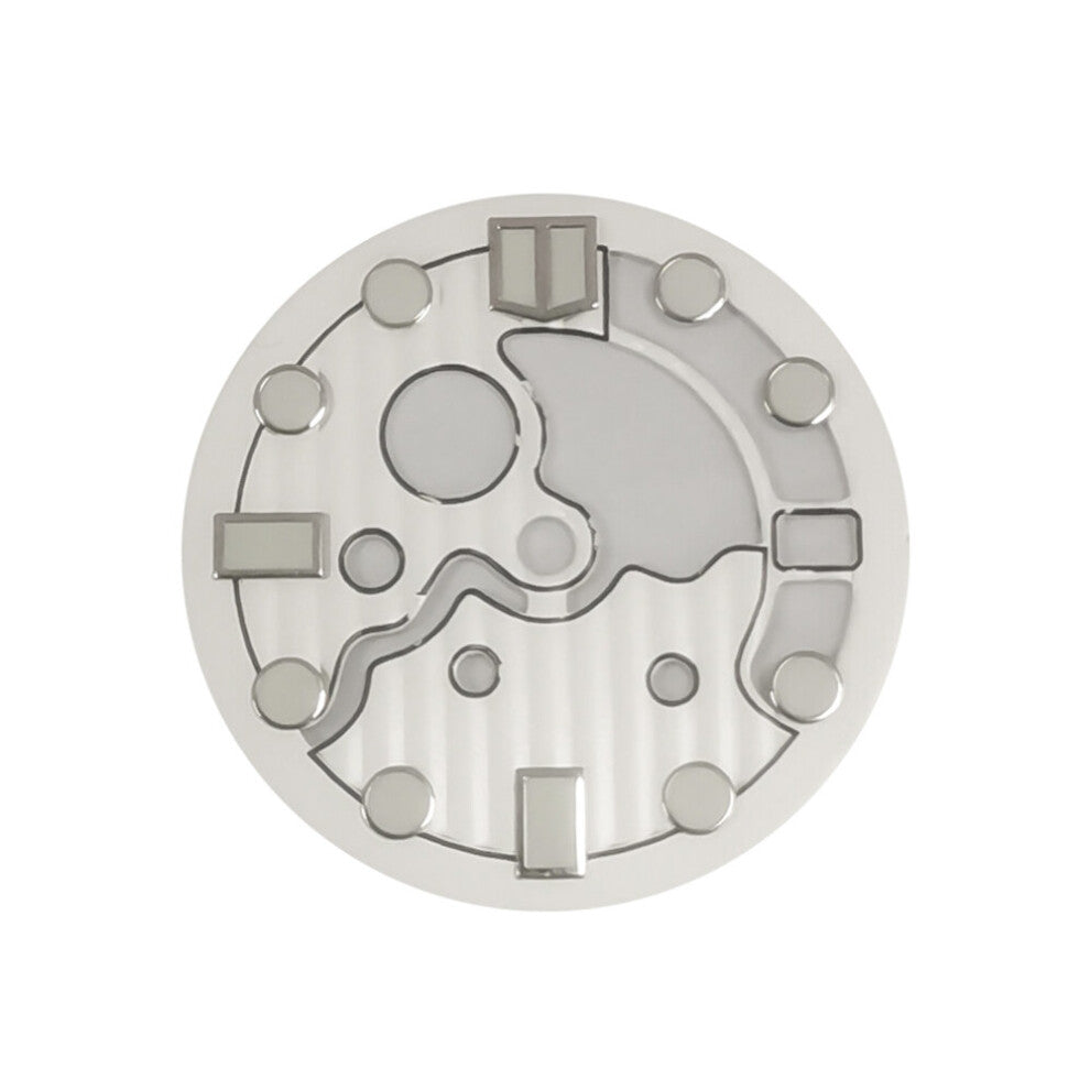 Skeleton Dial Green Watch Accessories 28.5MM C3 Green Luminous Fits NH35-36 Movement 3 O'Clock Crown