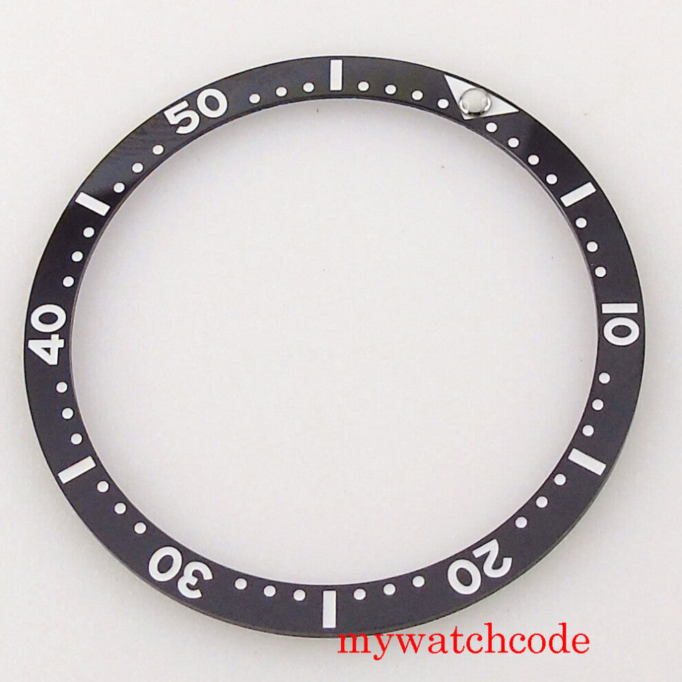 Tandorio Watch Accessories Replacement Ceramic Watch Bezel Insert For SKX007 SKX011 38mm