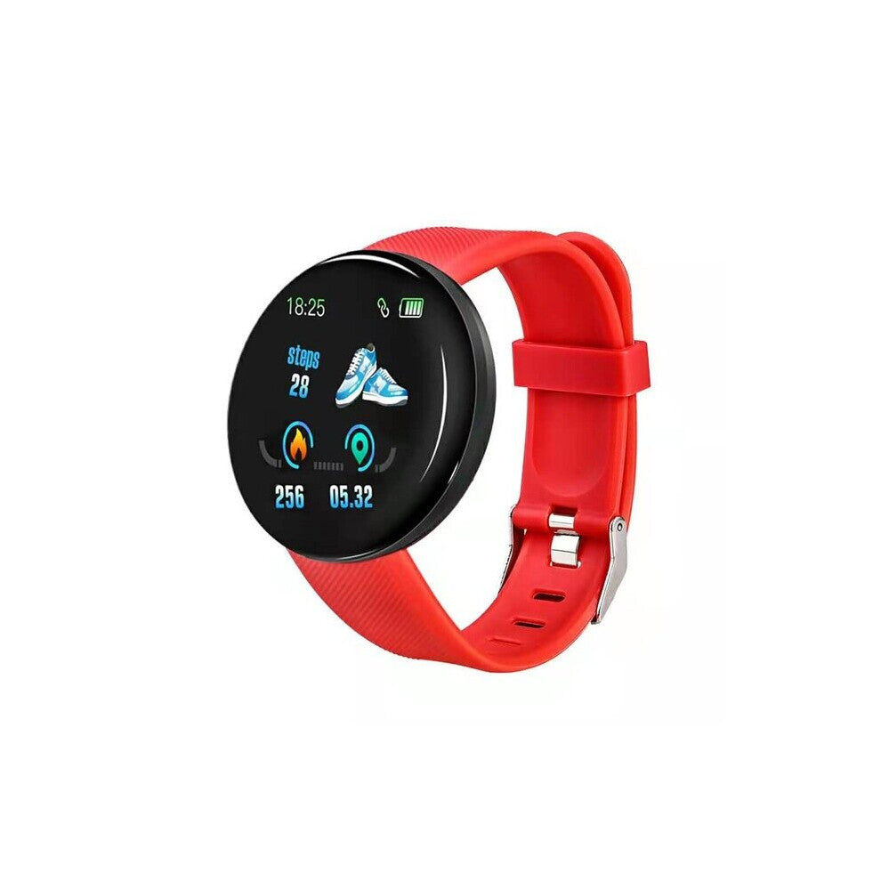 Digital Watch Round Heart Rate Monitor Blood Pressure Smart Sports Watch Men and Women Bluetooth Multifunctional Bracelet