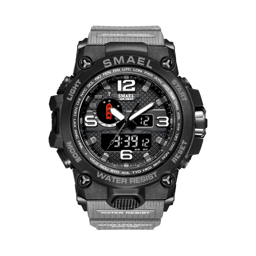 Men's Digital LED Sports Watches - Military-Style G-Style Quartz, Waterproof, Shock Resistant, Swim-Ready