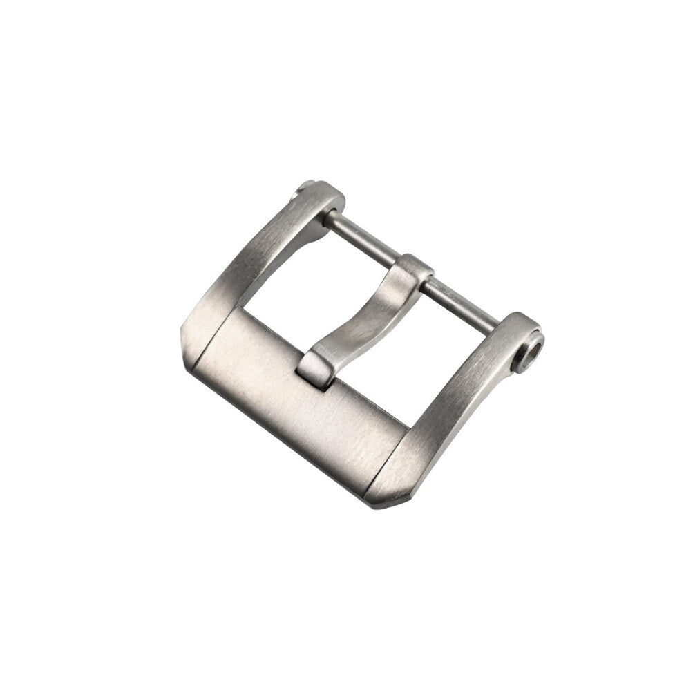 Watch Band Pin Buckle Titanium 20mm Watchband Strap Clasp Silver Spray Sand Brushed Watch Accessories
