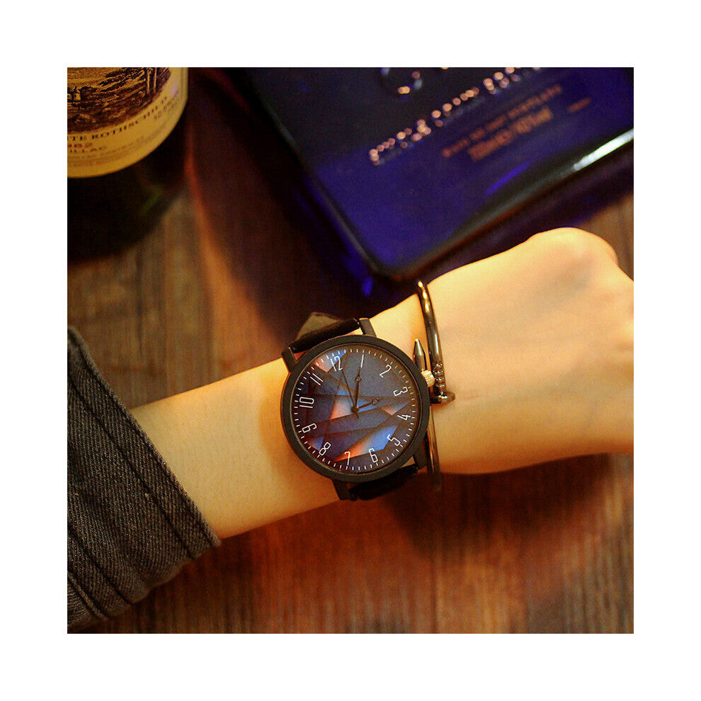 Wood Grain Dial Casual Leather Quartz Watch Men Vintage Couples Watches Quartz Wristwatch Clock Hombre Relogio