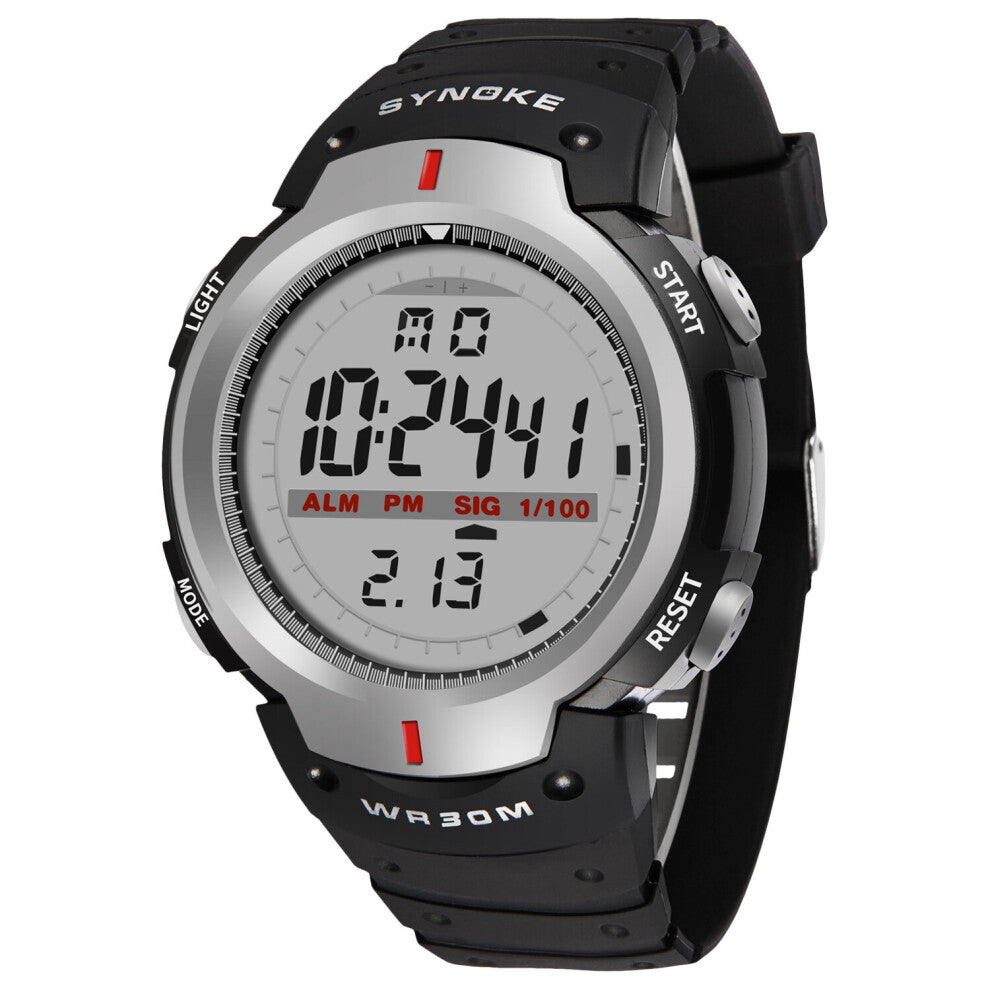 Digital Watch Sports Watches Mens Shockproof Waterproof Electronic Watch Man LCD Stopwatch Date Support