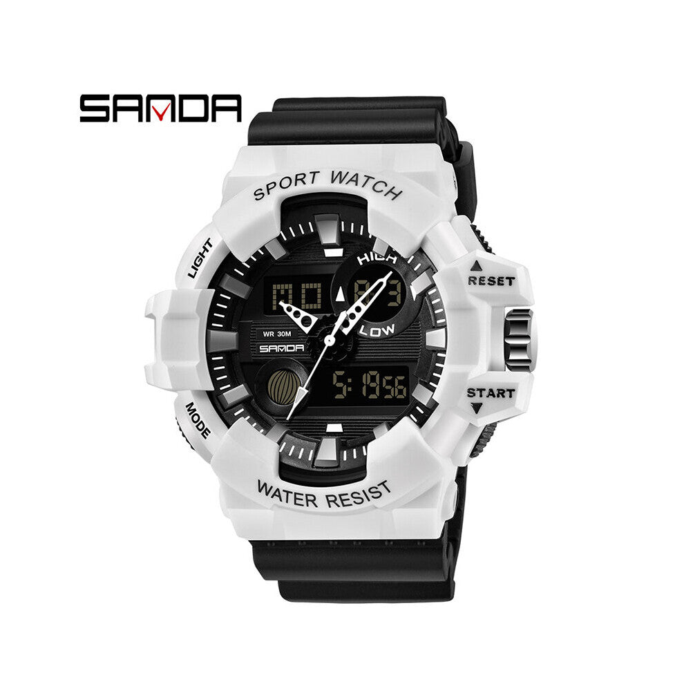 Top Sports For Mens Watches Swim Waterproof 50M Man Clock Analog LED Electronic Digital Military Quartz Watch
