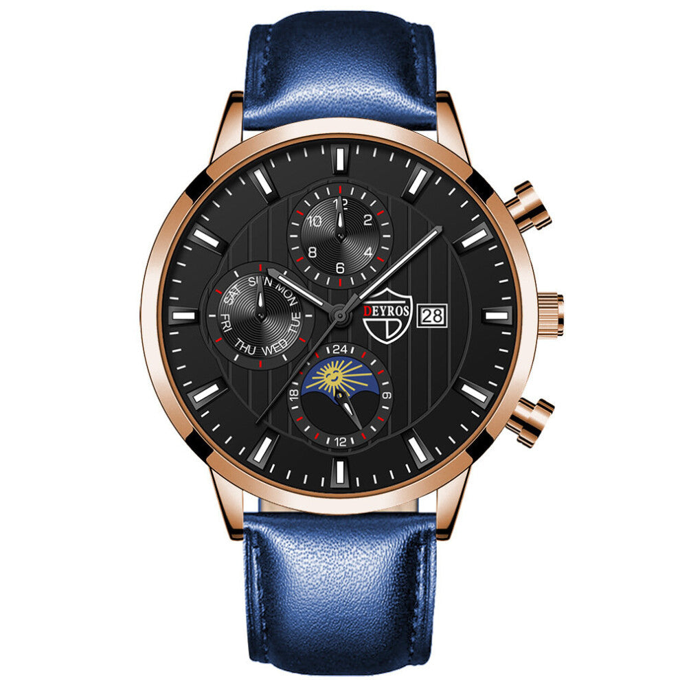 DEYROS Men's Watches Casual Business Luminous Calendar Quartz Watch Men Wrist Relogio Masculino Sports Wristwatch