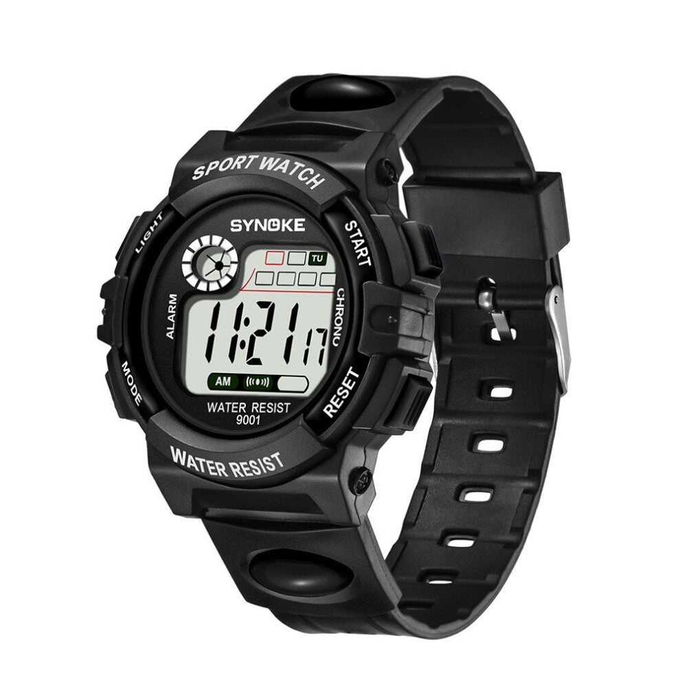 Led Digital Double Action Watch Men's Sports Watch Multi-function 30m Waterproof Colorful Luminous Electronic Watch Relogio #