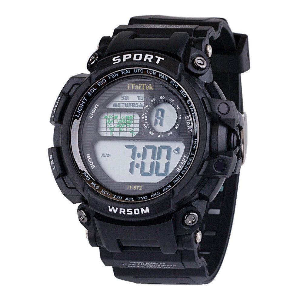 Function Men Sports Watches Luminous 30m Deep Waterproof Sports Watch Electronic Watch Relogio Feminino Esportivo