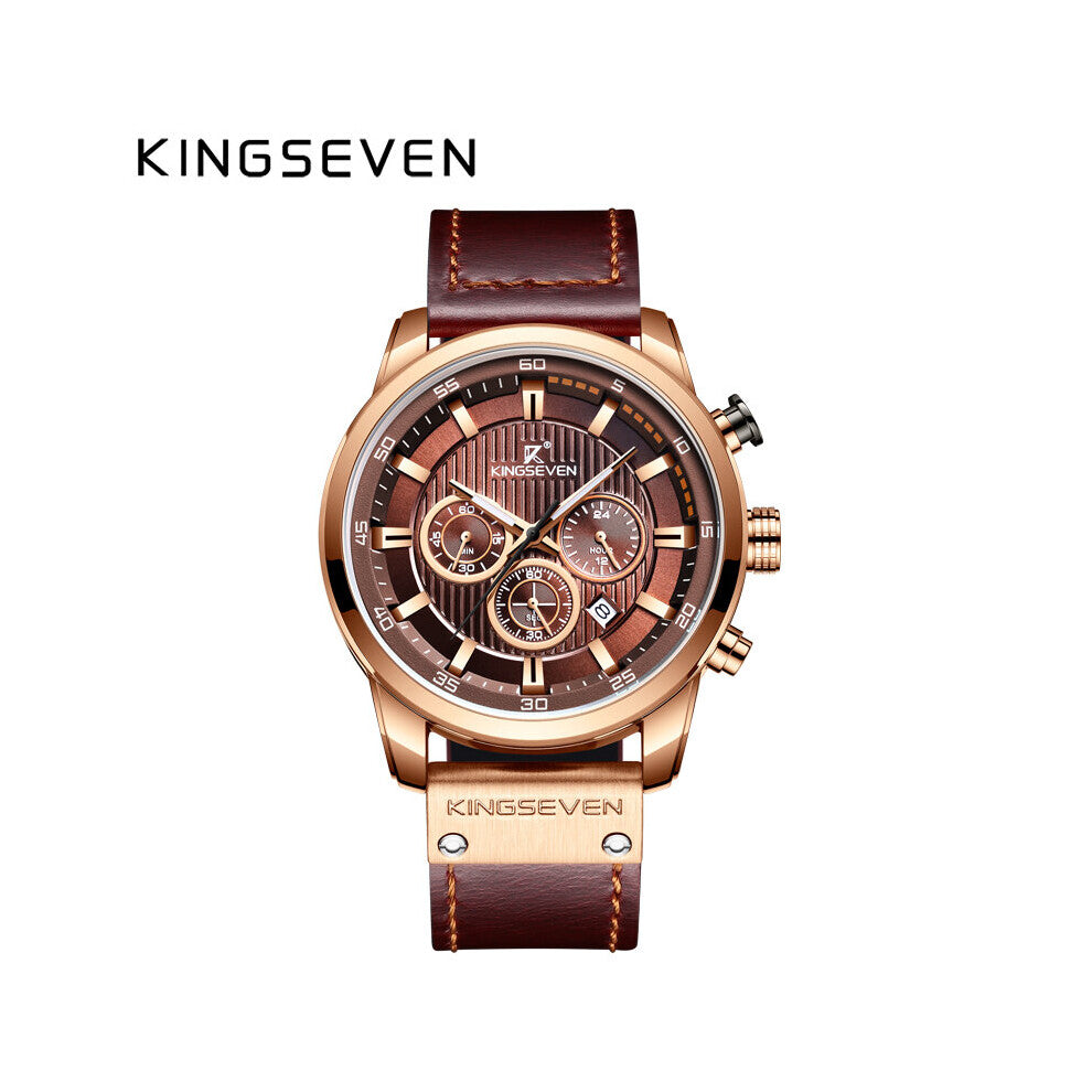 Men Analog Digital Leather Sports Watches Men's Army Military Watch Man Quartz Clock Relogio Masculino
