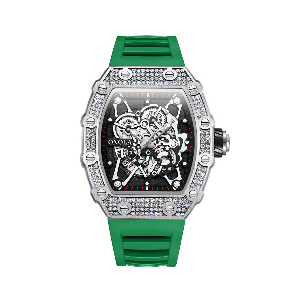 Top Watch Men Diamond Business Waterproof Sports Watches Leisure Quartz Watches