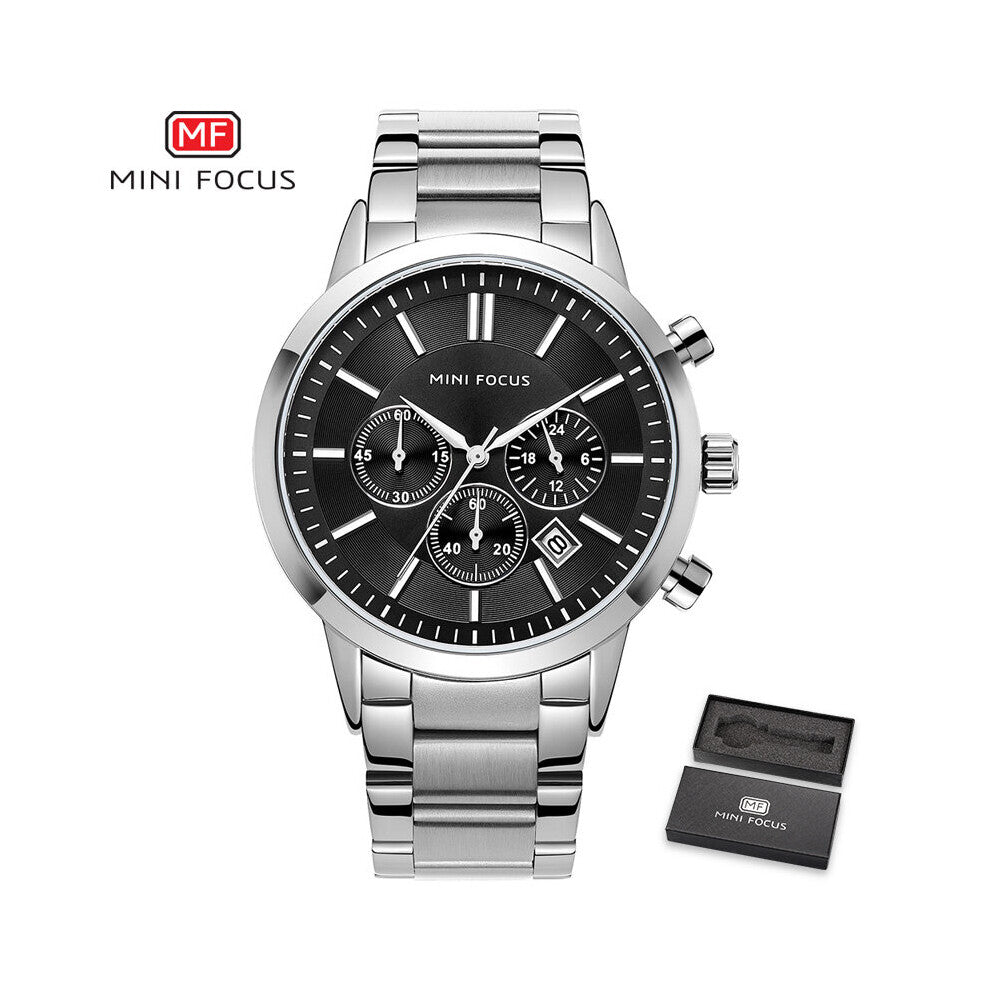 MINI FOCUS Mens Watches Top Men's Military Sports Watch Men Casual Chronograph Quartz Wristwatch Relogio Masculino