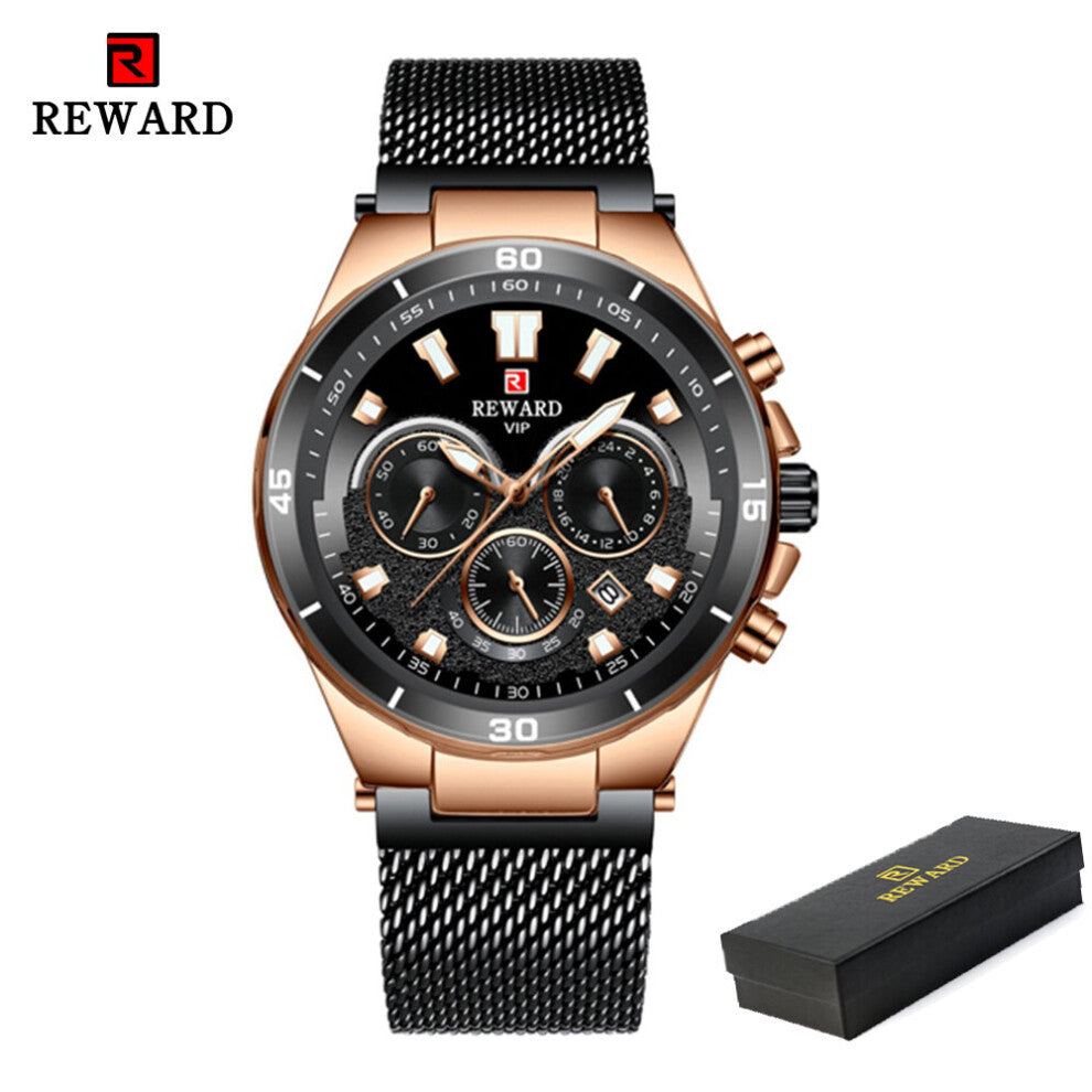 Mens Watches Top Military Sports Watch Men Stainless Steel Business Quartz Watch Relogio Masculino