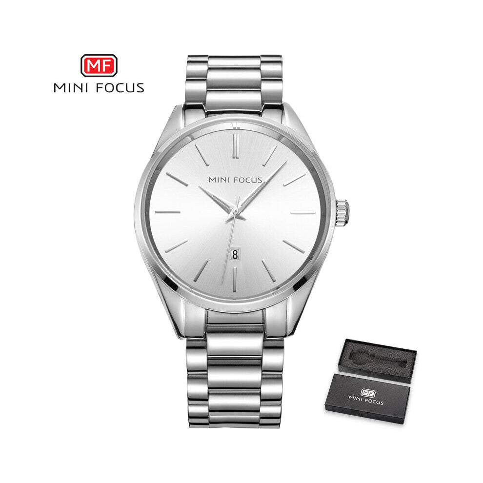 MINI FOCUS Analog sports Wristwatch Display Date Men's Quartz Watches Business Watch Men Watches relogio masculino