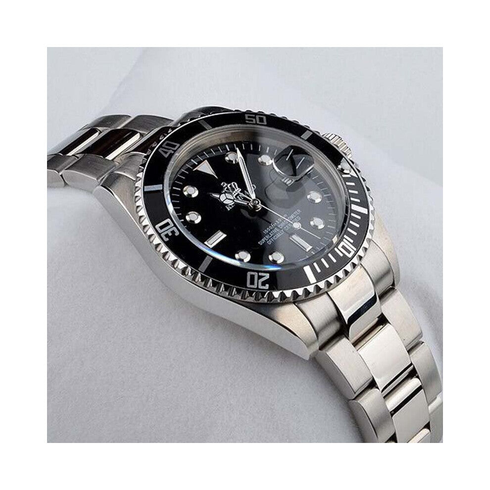 Military Sports Auto Date Full steel Dress Watches Man Business Casual quartz Wristwatch Relojes Hombre Male