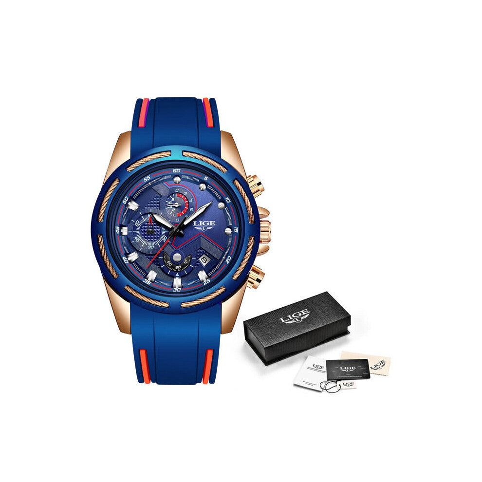 Mens Watches Top Men Unique Sports Watch Men's Quartz Clock Waterproof Wrist Watch Relogio Masculino