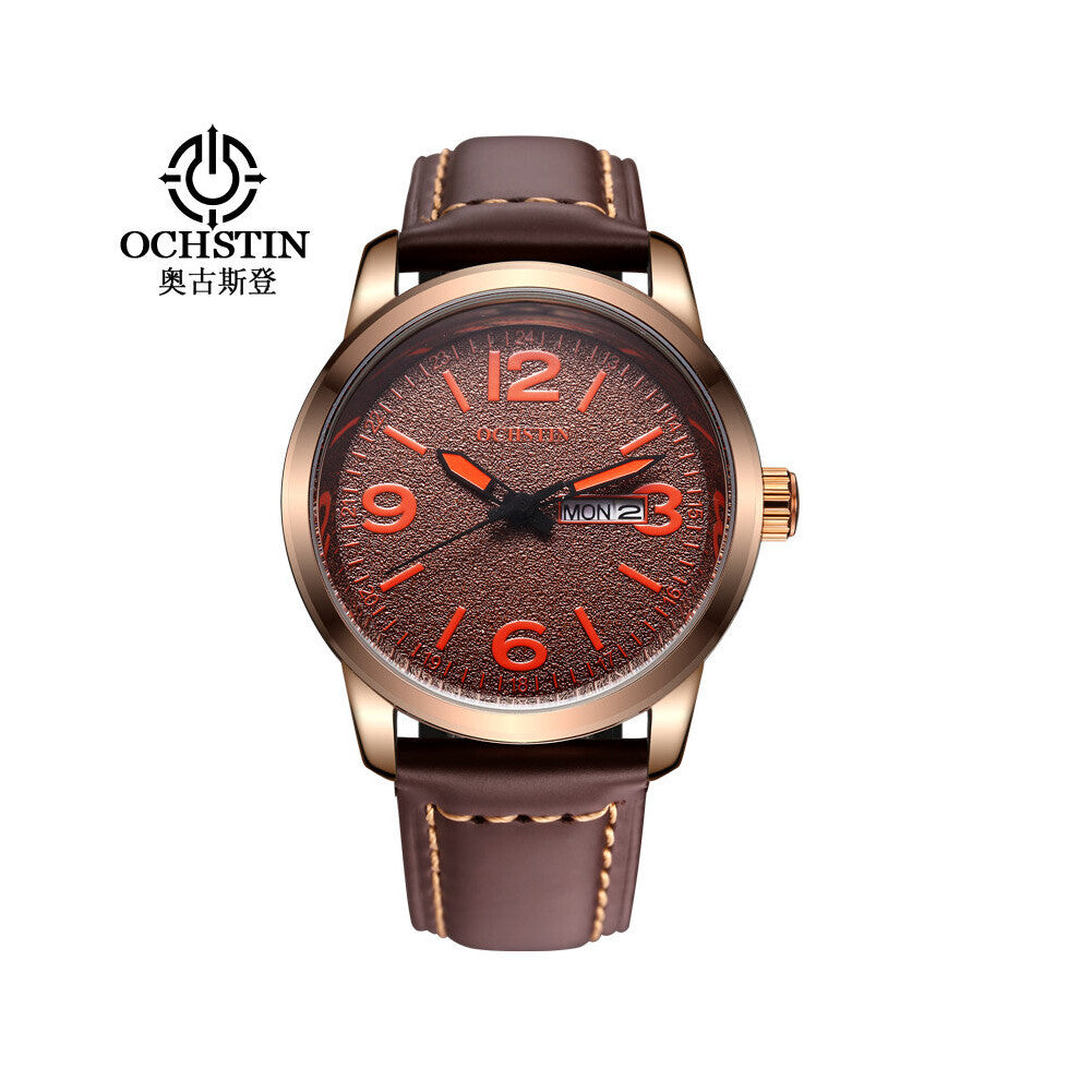 Men's Watches Multifunctional Quartz Movement Stainless steel Business Luminous Hands Sports Waterproof reloj hombre