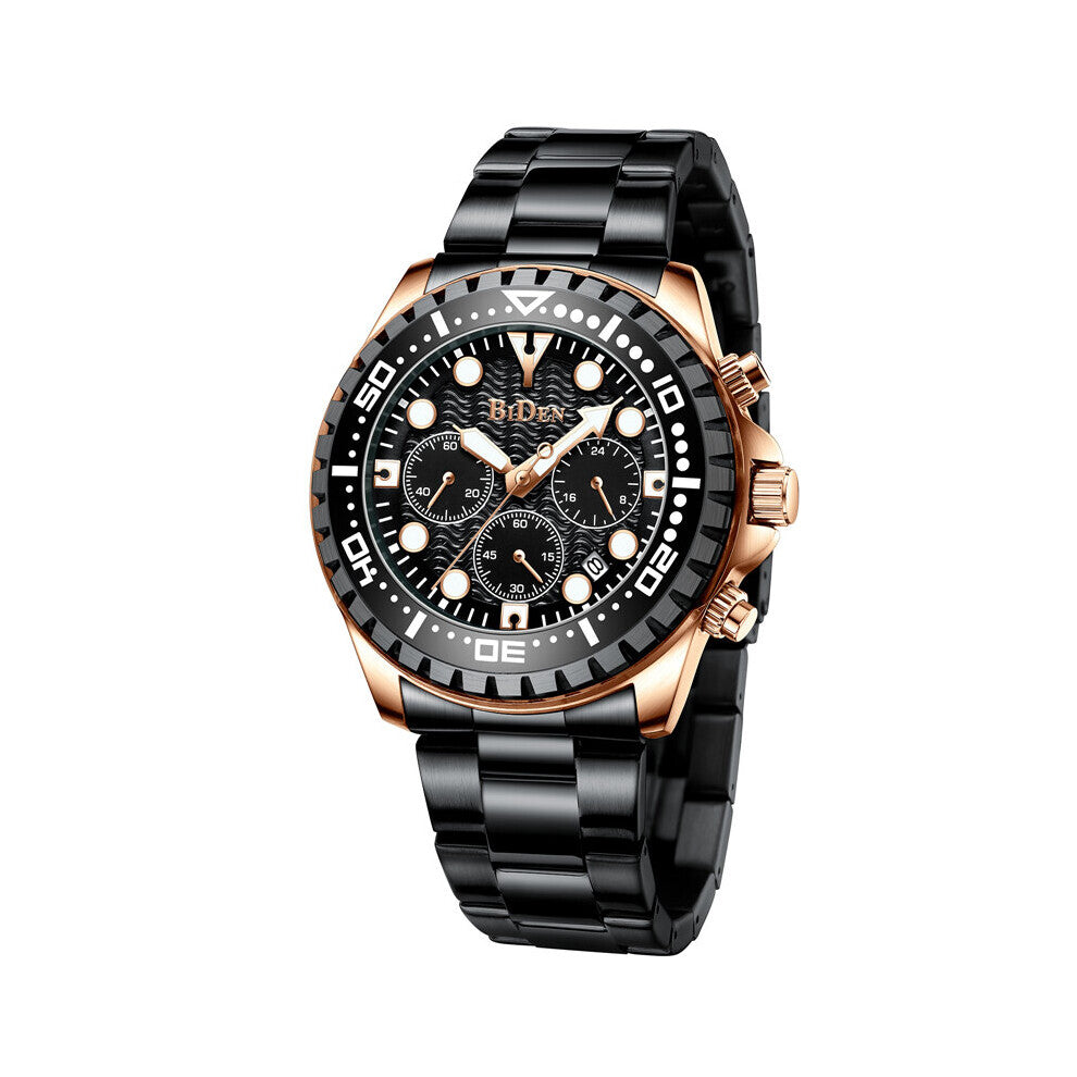 Men's Watches Multi-function Quartz Wrist Watch for Men Waterproof Sports Men Watch Top Men's Watch