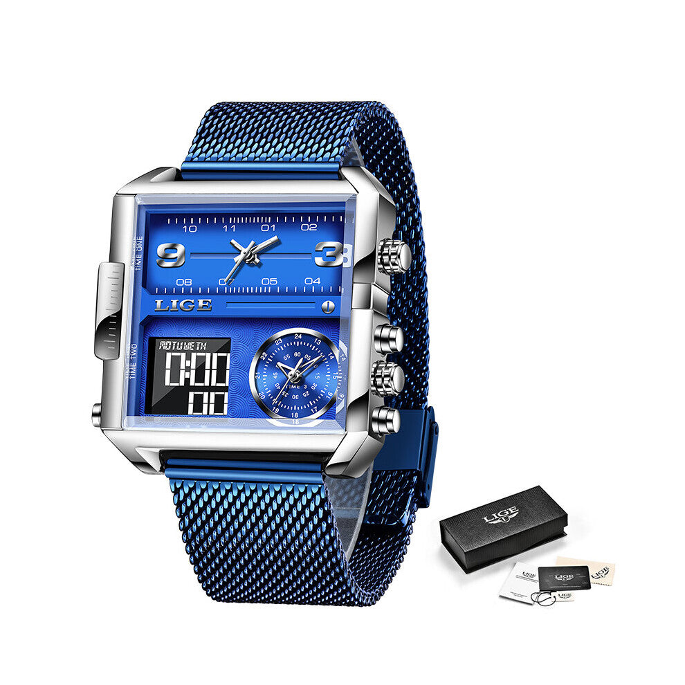 Digital Sports Watches Top Quartz Wristwatch Square Waterproof Electronic Digital Clock Reloj