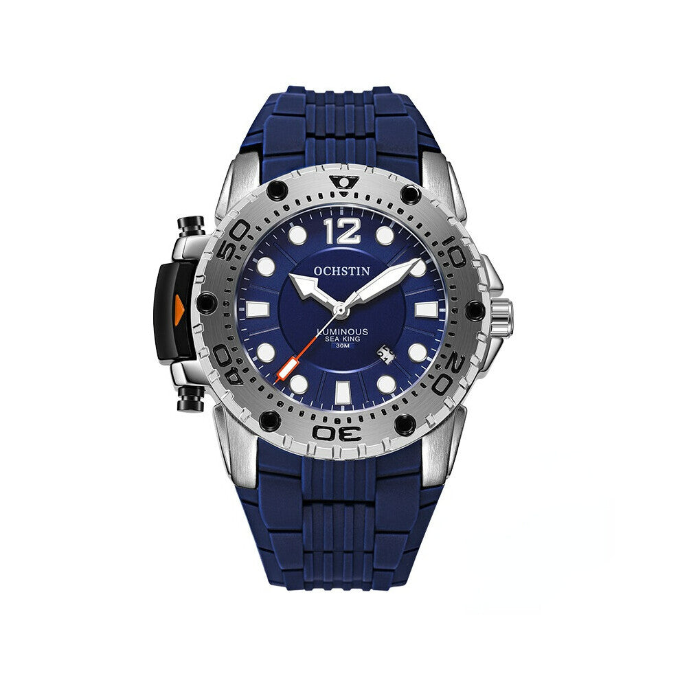 Mens Military Watches Luminous Quartz Sports Watch Silicone Strap Wristwatches Male Relojes Clock Relogio Masculine