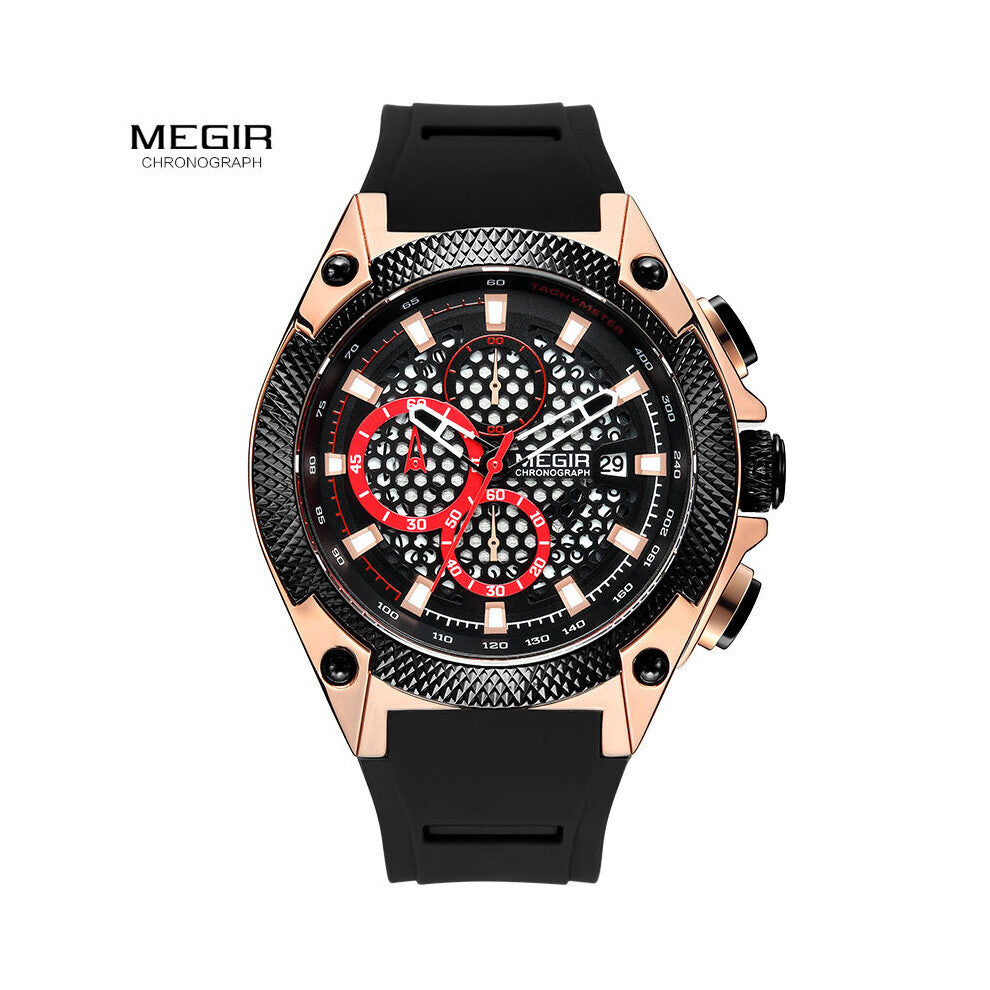 Racing Men Sports Watches GT Watch Silicone Mens Army Quartz Military Wristwatch Gentleman MN2127G