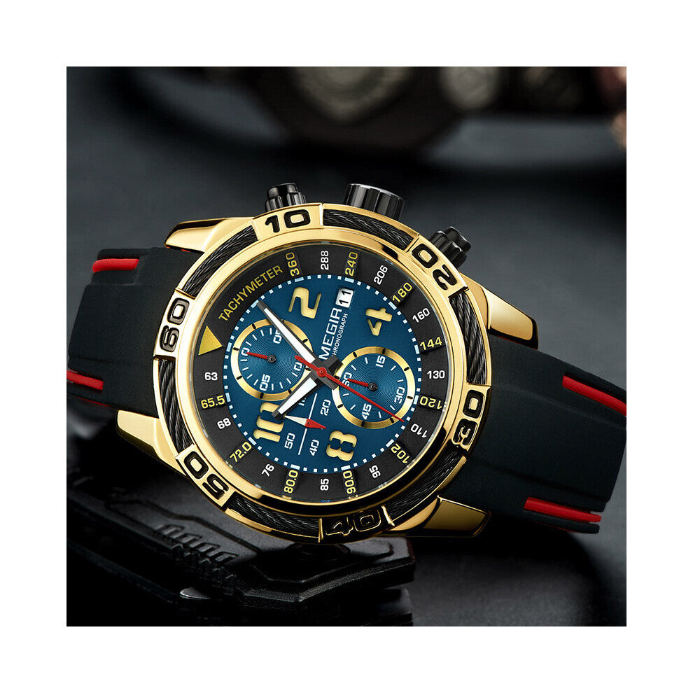 Men Military Sports Watches Silicone Strap Man Waterproof Analog Quartz Wristwatches Clock Male Relogio Masculino