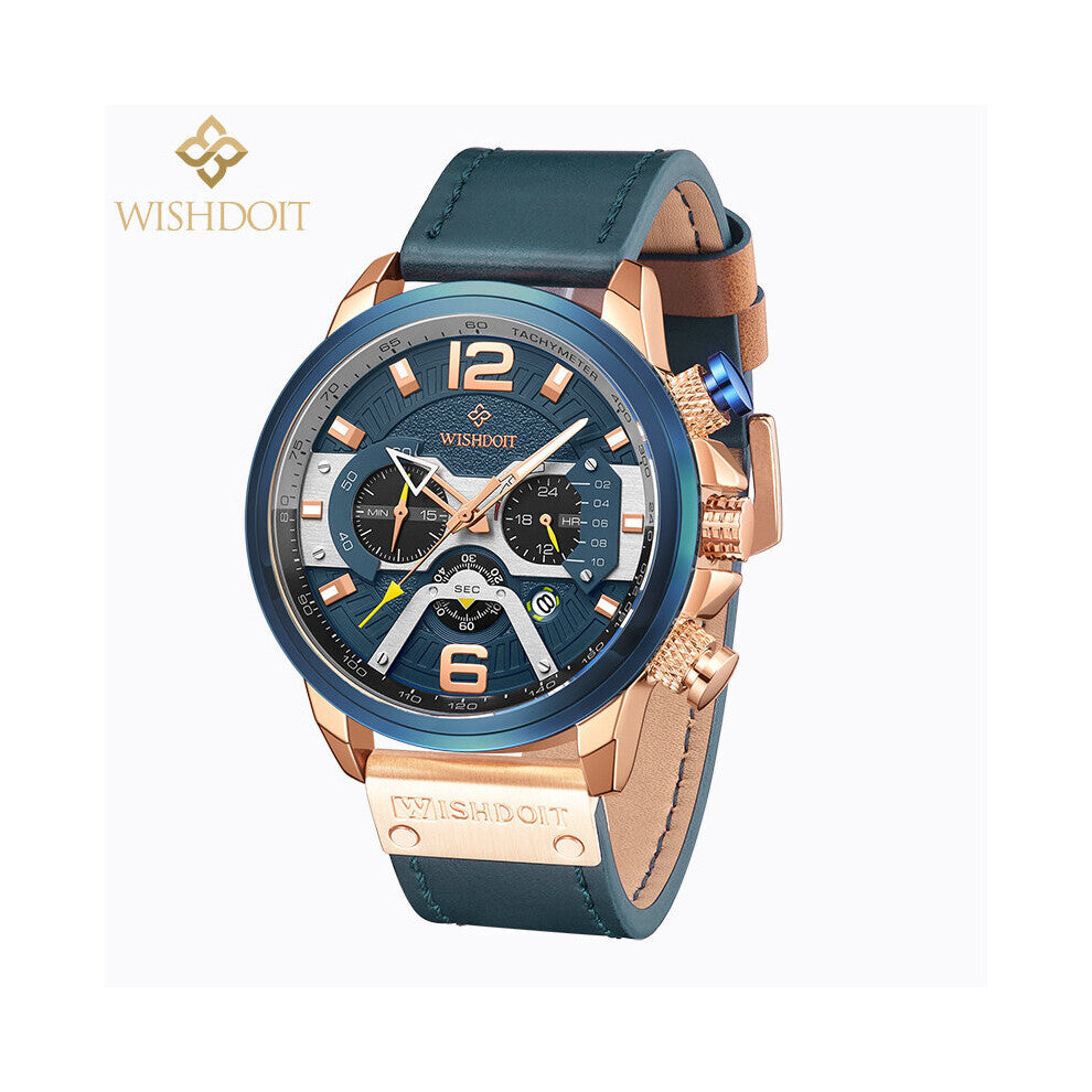 Men's Sports Outdoor Quartz Watch Analog Casual Men's Watch Waterproof Luminous Swimming Chronograph Wrist Men's Watch