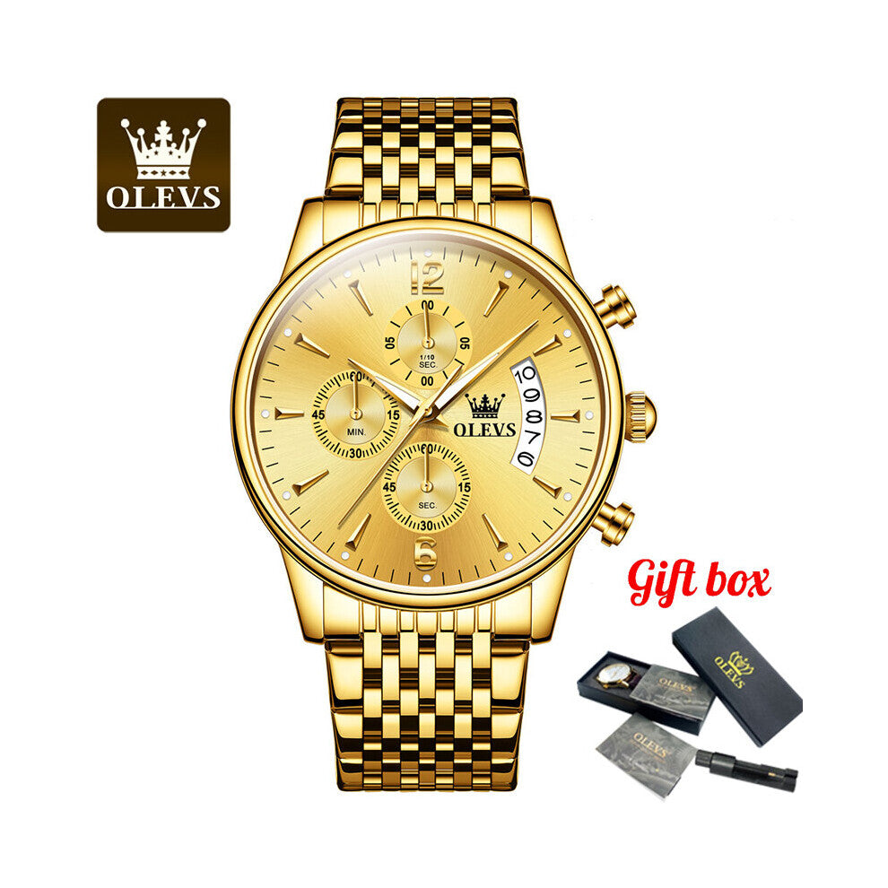 Men's Watch Waterproof Luminous Wrist watch Quartz Stainless Steel Watch for Men Pilot Top Male Watches Relogio