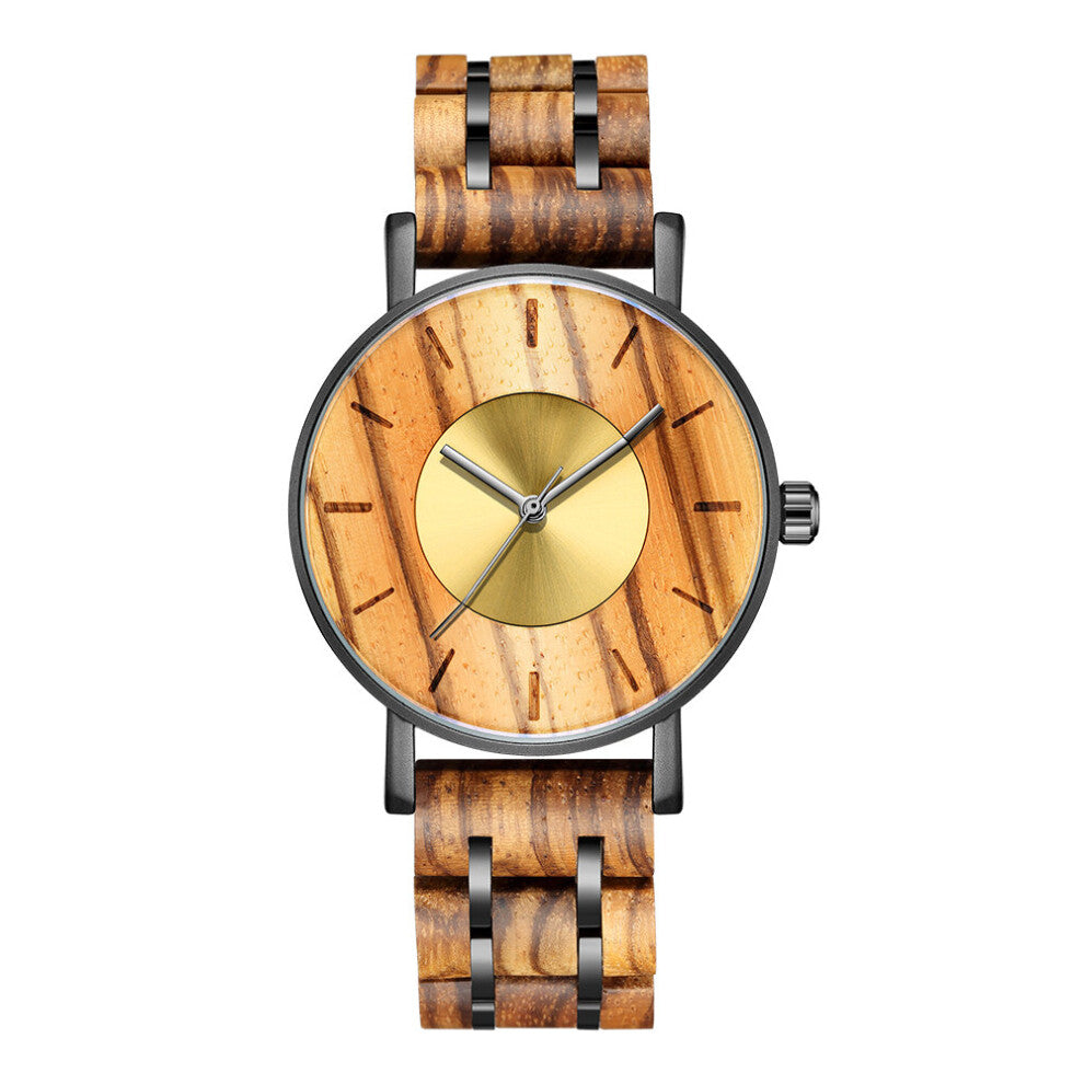 Wood Watch Men Quartz Wristwatch Chronograph Clock Male Sports Men Watches Male Hardlex Relogio Masculino