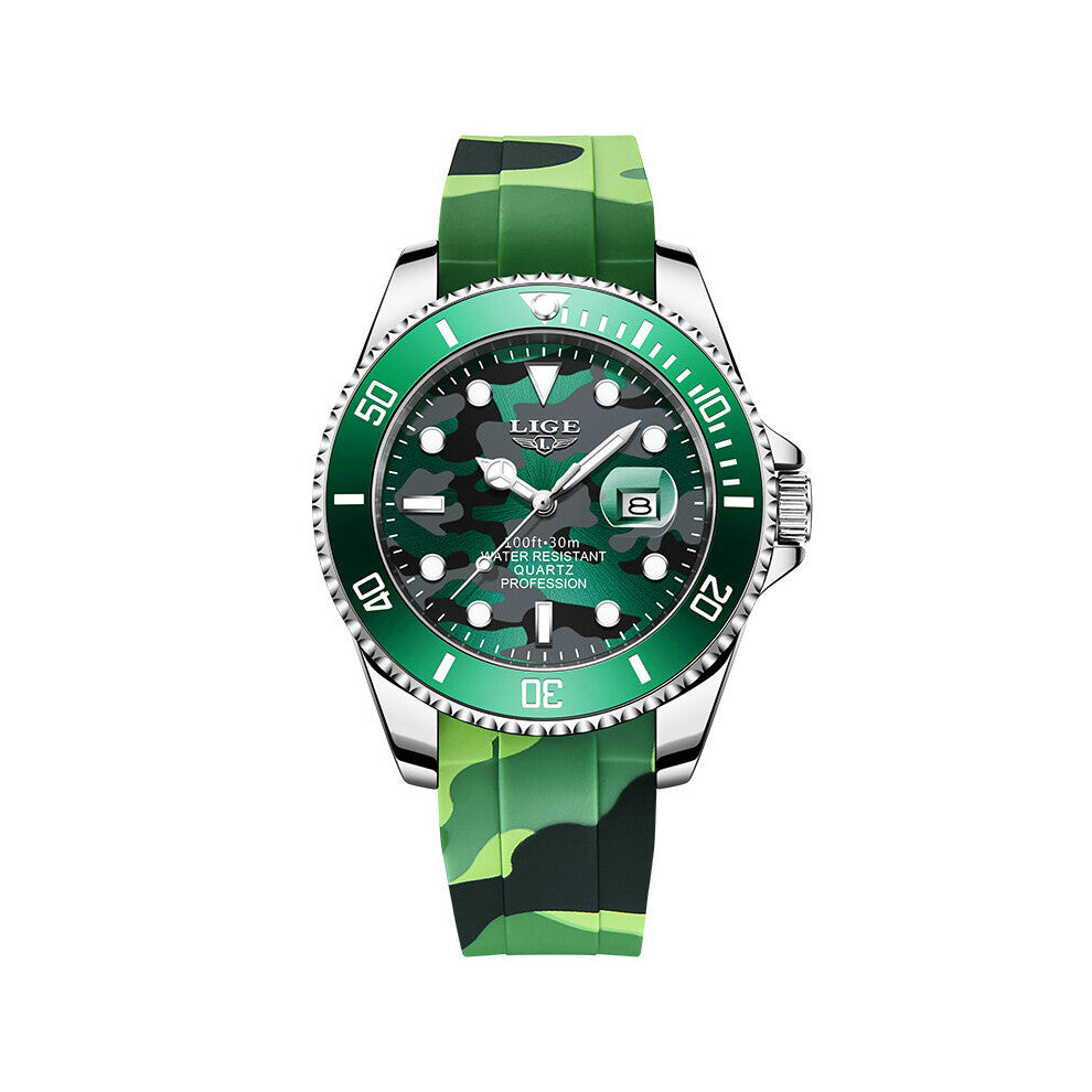 Quartz Watch For Men Top Waterproof Men's Watches Luminous Calendar Clock Wristwatch Relogio Masculino