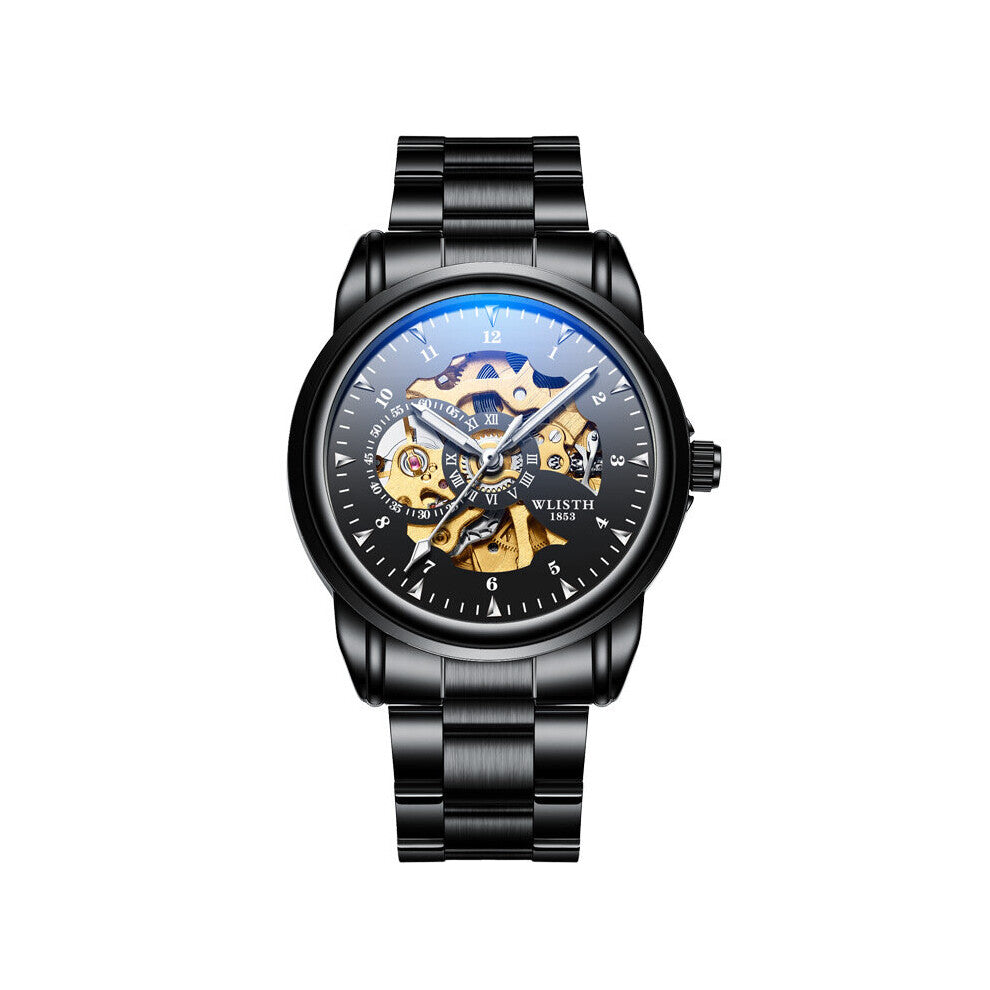 Mechanical Men's Watches Leather Men Watches Waterproof Watches Male Students' Watches Luminous Mechanical Watches
