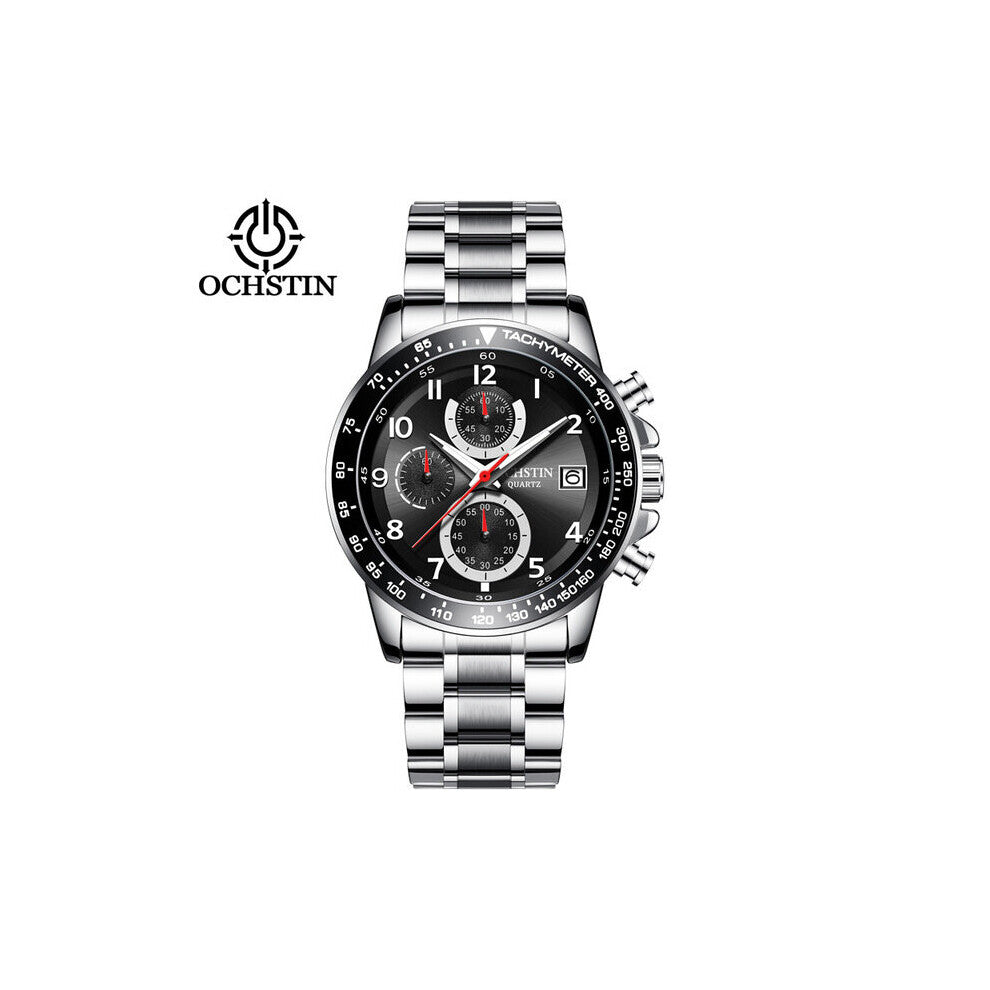 relogio masculino OCHSTIN Solid Full Steel Sport Waterproof Watch Men Chronograph Quartz Business watch Male